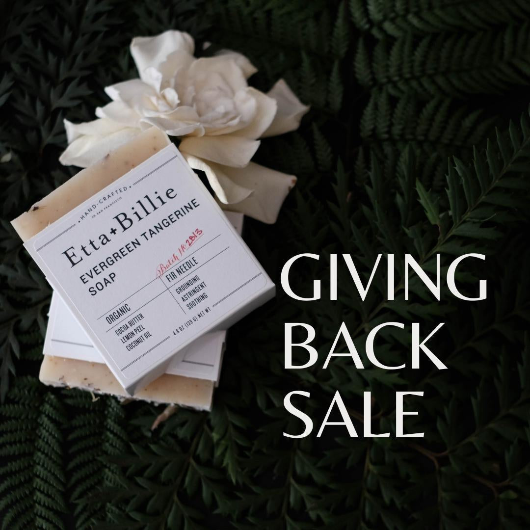 The 2021 Giving Back Sale