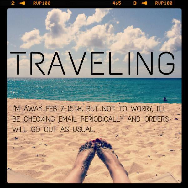 I’m away but not out of touch