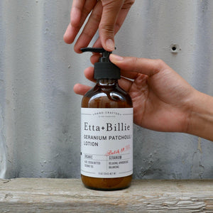 Geranium Patchouli Body Lotion-Tangible-Etta + Billie