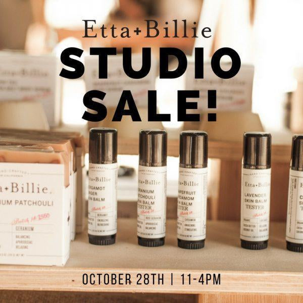 Etta + Billie Events: Third Annual Studio Sale!