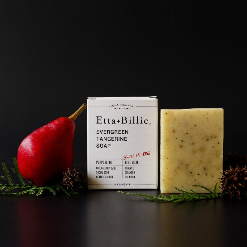 Evergreen Tangerine Bar Soap Palm Free