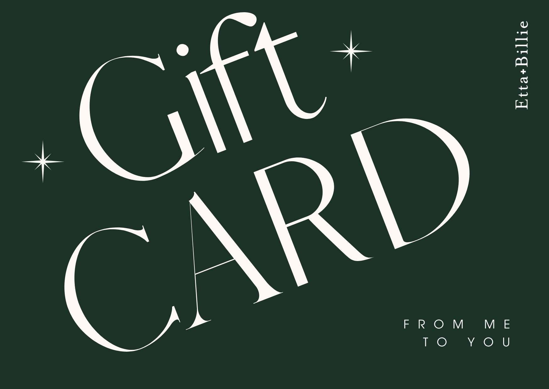 Etta + Billie Gift Certificate-Gift Card-Etta + Billie