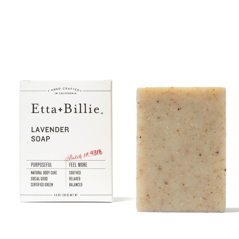 etta and billie natural lavender bar soap