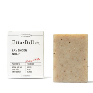etta and billie natural lavender bar soap