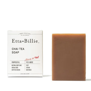 etta and billie all natural chai tea soap