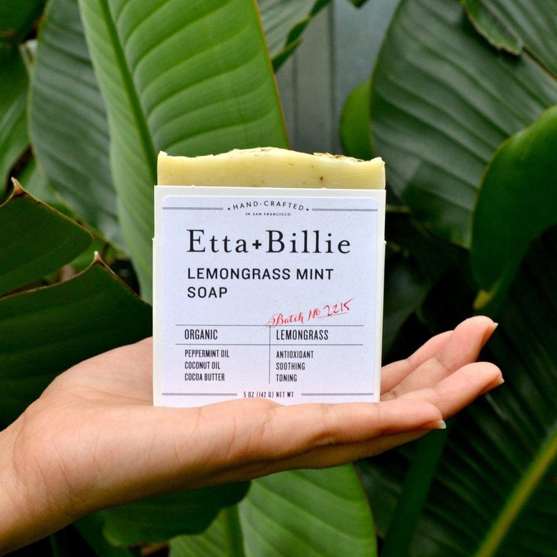 Lemongrass Mint Soap-Tangible-Etta + Billie