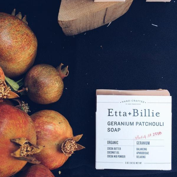 Geranium Patchouli Soap-Tangible-Etta + Billie
