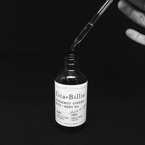 Bergamot Ginger Bath + Body Oil-Tangible-Etta + Billie