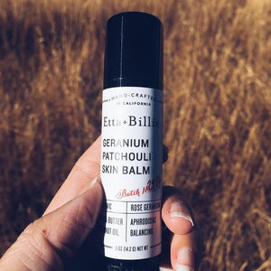 Geranium Patchouli Skin Balm-Tangible-Etta + Billie