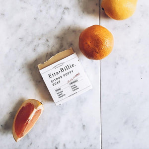 Citrus Poppy Seed Soap-Tangible-Etta + Billie