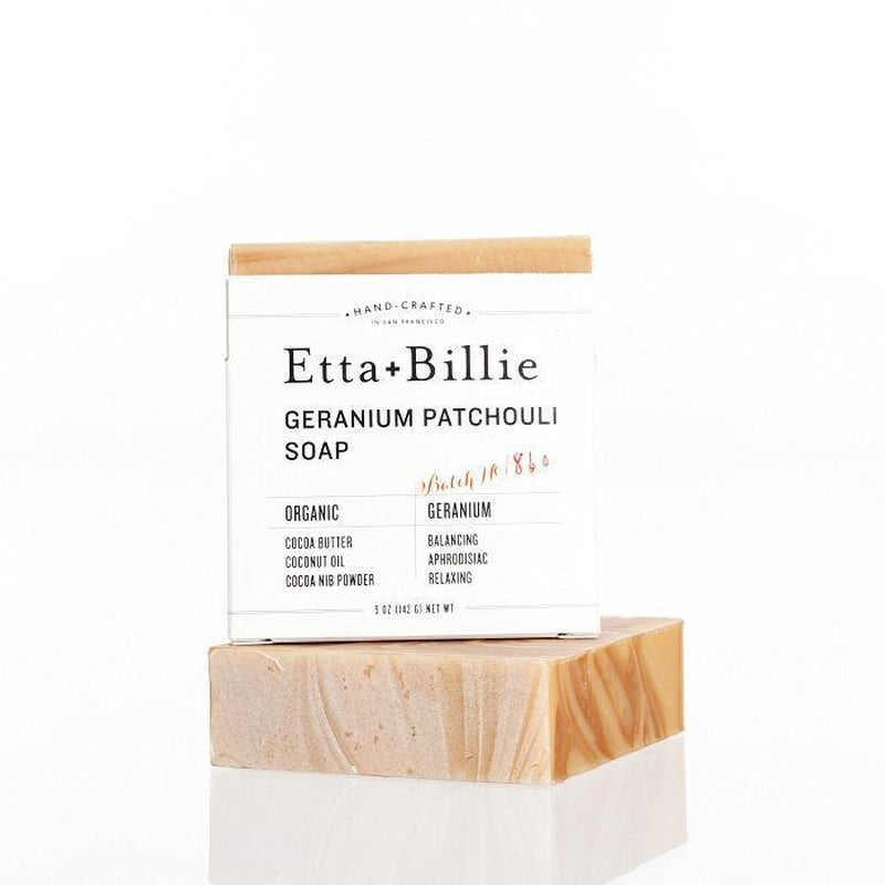 Geranium Patchouli Soap-Tangible-Etta + Billie