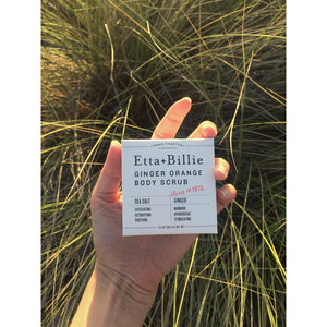 Ginger Orange Body Scrub-Tangible-Etta + Billie